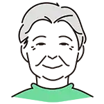 70代女性のアイコン